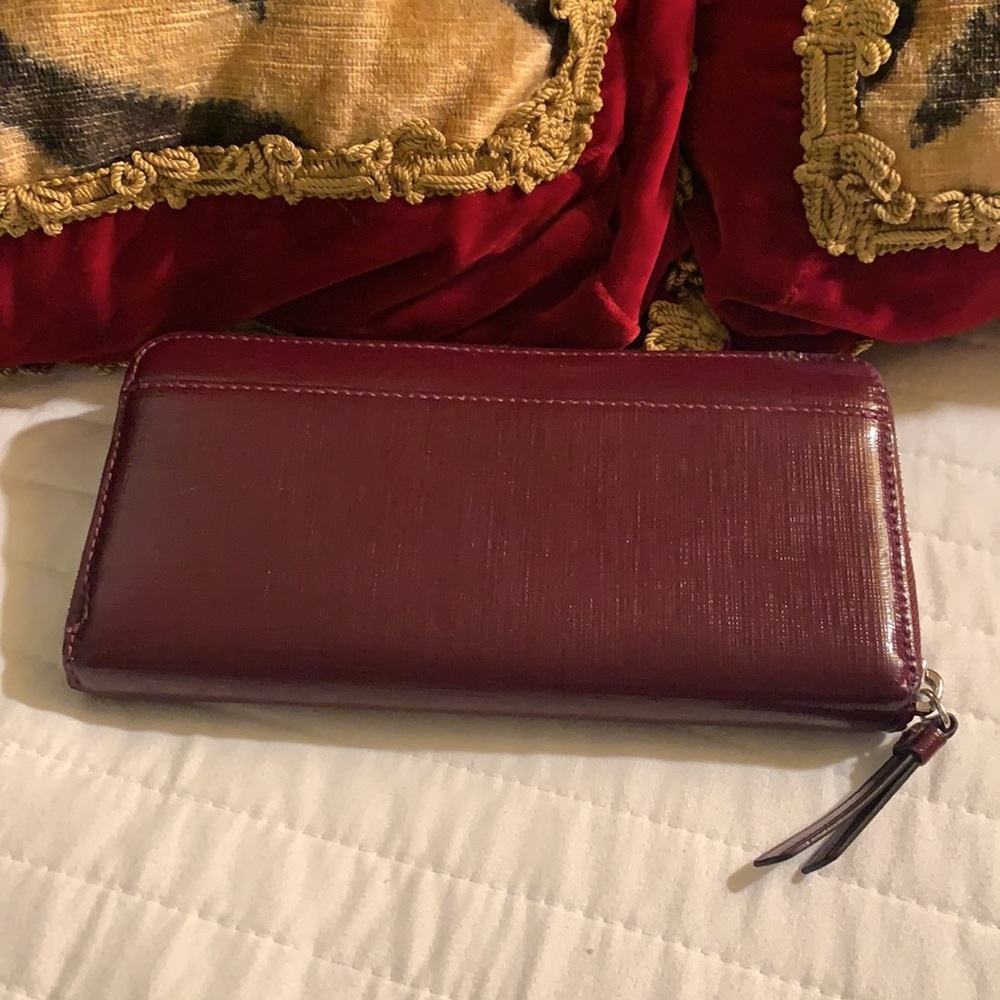Coach long wallet plum color - Picture 3 of 12